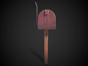 Stylized mailbox 3D Model