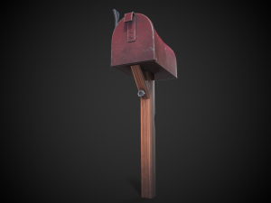 Stylized mailbox 3D 模型
