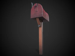 Stylized mailbox 3D Model