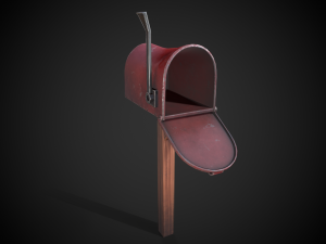 Stylized mailbox 3D 模型