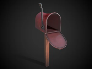 Stylized mailbox 3D Model
