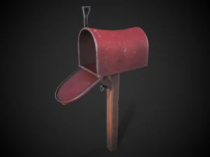 Stylized mailbox 3D Model