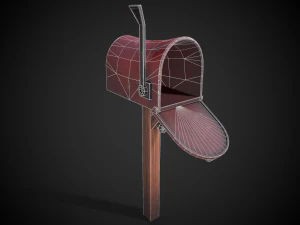Stylized mailbox 3D Model