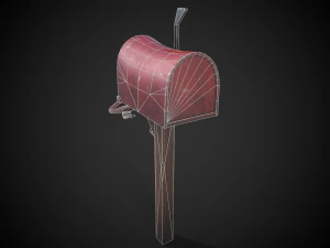 Stylized mailbox 3D Model