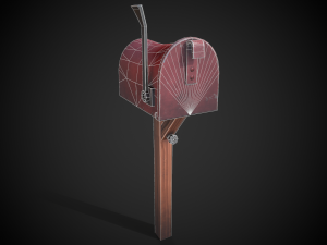 Stylized mailbox 3D 模型