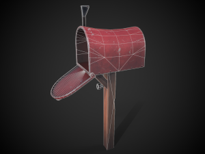 Stylized mailbox 3D 模型