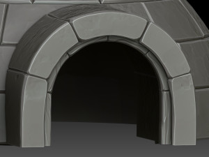 Stylized igloo Modello 3D