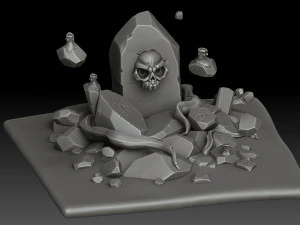 Totem stilizzato Modello 3D