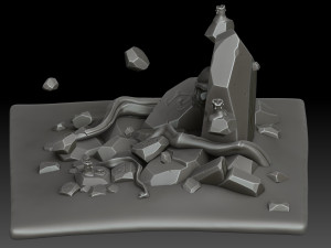 Stylized Totem Modelo 3D