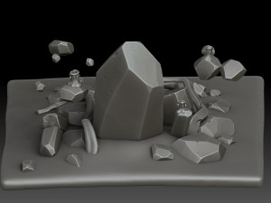 Stylized Totem Modelo 3D