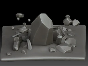 Stylized Totem 3D Model