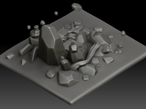 Stylized Totem Modelo 3D