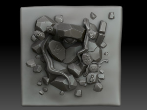 Stylized Totem Modelo 3D
