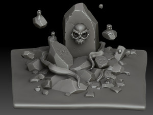 Stylized Totem Modelo 3D
