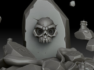 Stylized Totem Modelo 3D