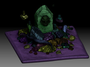 Stylized Totem Modelo 3D