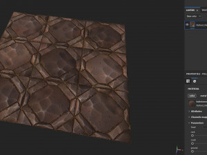 Stylized tile material CG Textures
