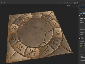 Stylized floor material CG Textures