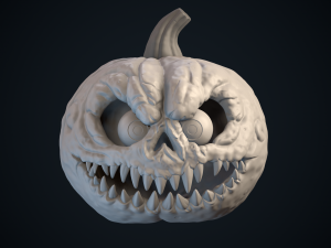 Stylized pumpkin 3D 모델