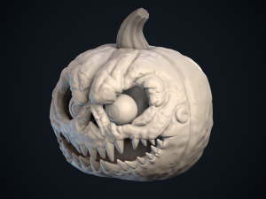 Stylized pumpkin Modelo 3D