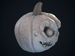 Stylized pumpkin 3D Model