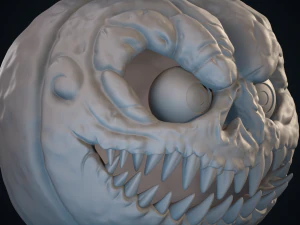 Stylized pumpkin 3D Model