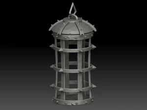 Stilisierte Zelle 3D Modell