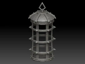 Stilisierte Zelle 3D Modell