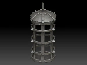 Stilisierte Zelle 3D Modell