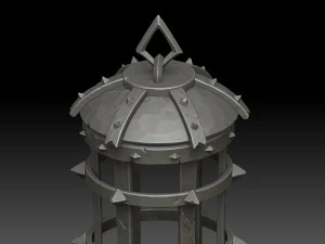 Stilisierte Zelle 3D Modell