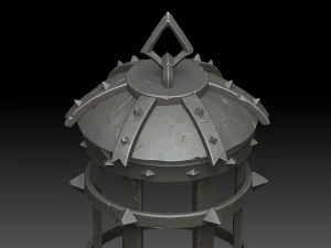 Stilisierte Zelle 3D Modell