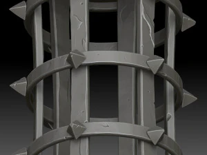 Stilisierte Zelle 3D Modell