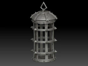 Stilisierte Zelle 3D Modell