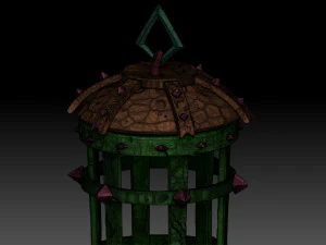 Stilisierte Zelle 3D Modell