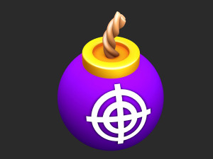 Stylized bomb 3D 모델