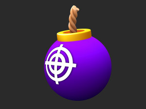 Stylized bomb Modèle 3D