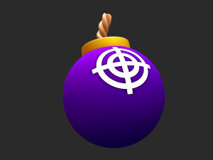 Stylized bomb Modèle 3D