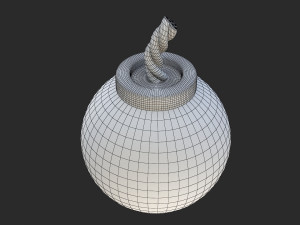 Stylized bomb Modèle 3D