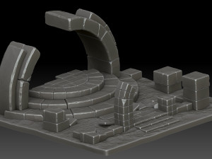 Stylized ruins 3D 모델