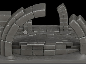 Stylized ruins 3D 모델