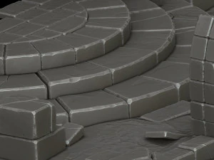 Stylized ruins 3D Model