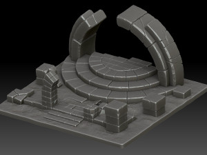 Stylized ruins 3D 모델