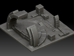 Stylized ruins 3D 모델