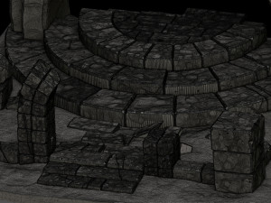 Stylized ruins 3D 모델