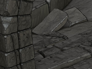 Stylized ruins 3D 모델