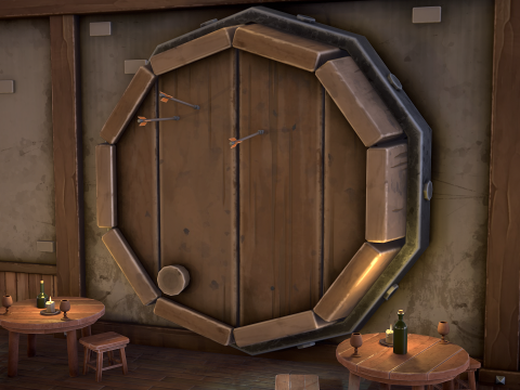 Stylized tavern 3D 모델