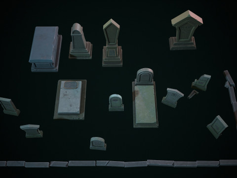 Stylized graves 3D 모델