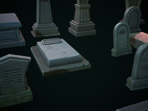 Stylized graves 3D 모델