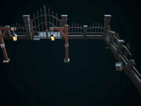 Stilize kapı 3D Model