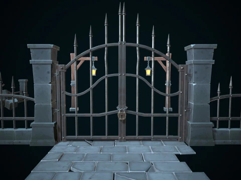 Stilize kapı 3D Model